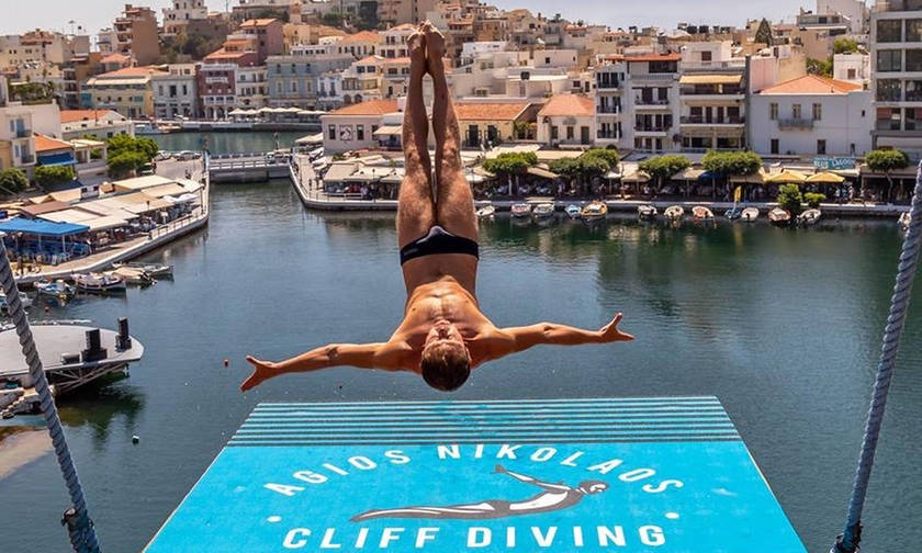 Agios Nikolaos Cliff Diving 2019